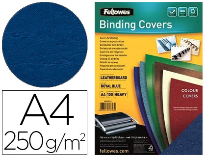 Pack de 100 Couvertures PVC A4-300 Microns Transparent Fellowes Fellowes 53763 