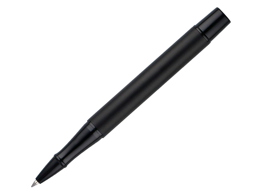 ROLLER BELIUS UNSTOPPABLE MONOCHROME ALUMINIUM ENCRE NOIRE COLORIS NOIR DANS COFFRET CADEAU