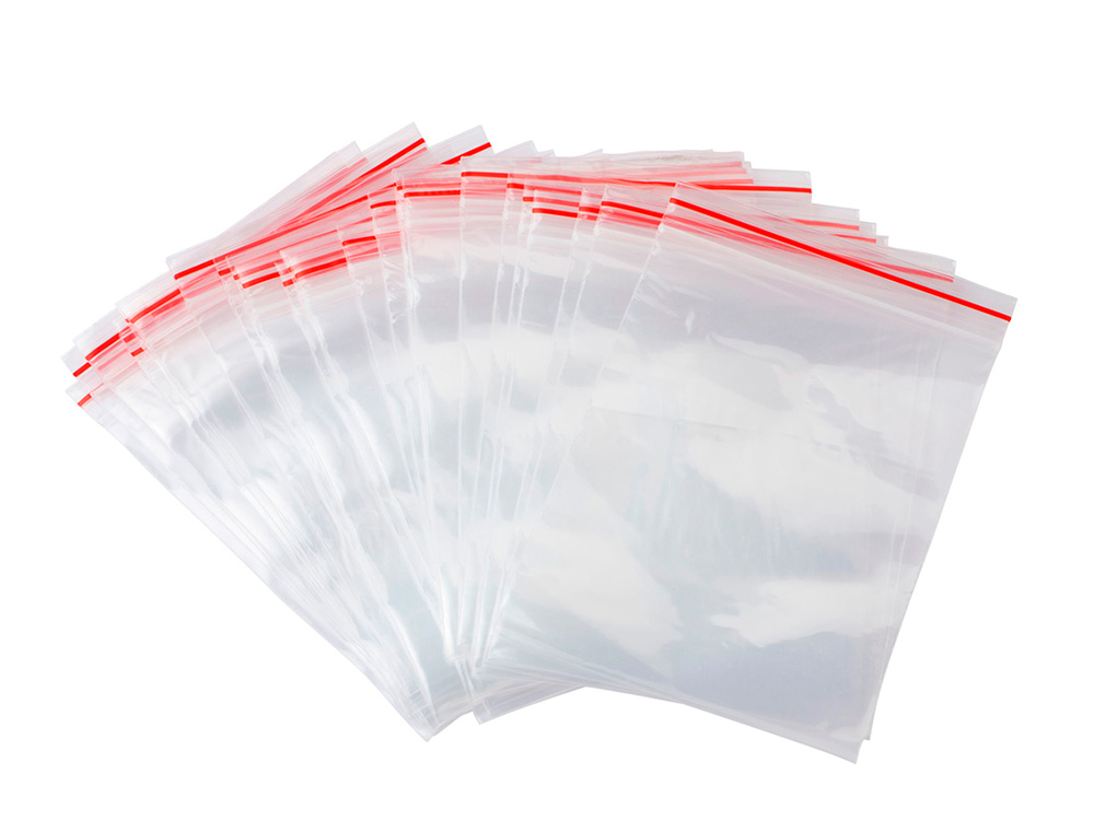 SACHET PLASTIQUE REFERMABLE Q-CONNECT DIM.40X60 MM SACHET DE 100 UNITES