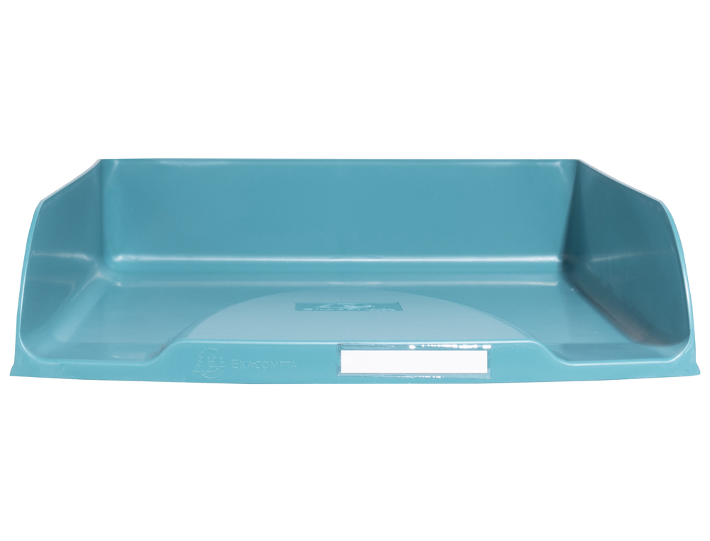 CORBEILLE COURRIER EXACOMPTA COMBO STYLI SKANDI A4+ SUPERPOSABLE VERTICALE/ESCALIER COLORIS BLEU PACIFIQUE