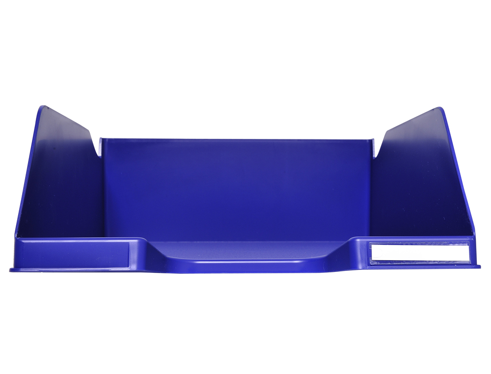 CORBEILLE COURRIER EXACOMPTA MAXI-COMBO OFFICE SUPERPOSABLE VERTICALE/ESCALIER COLORIS BLEU NUIT