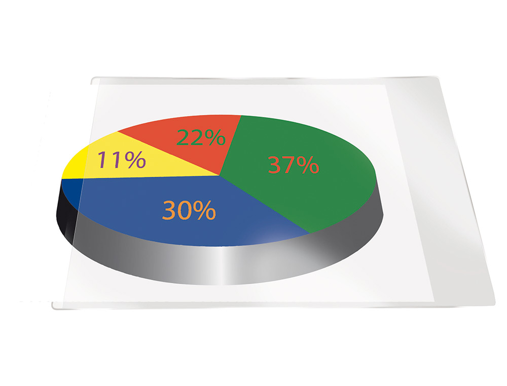 POCHETTE Q-CONNECT ADHSIVE POLYPROPYLNE TRANSPARENT 12/100E FORMAT A4 210X297MM SACHET 5 UNITS
