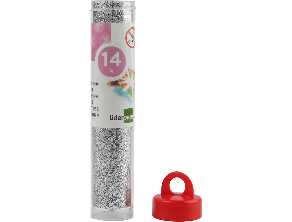 PAILLETTE FANTAISIE LIDERPAPEL COLORIS ARGENT POT 14G