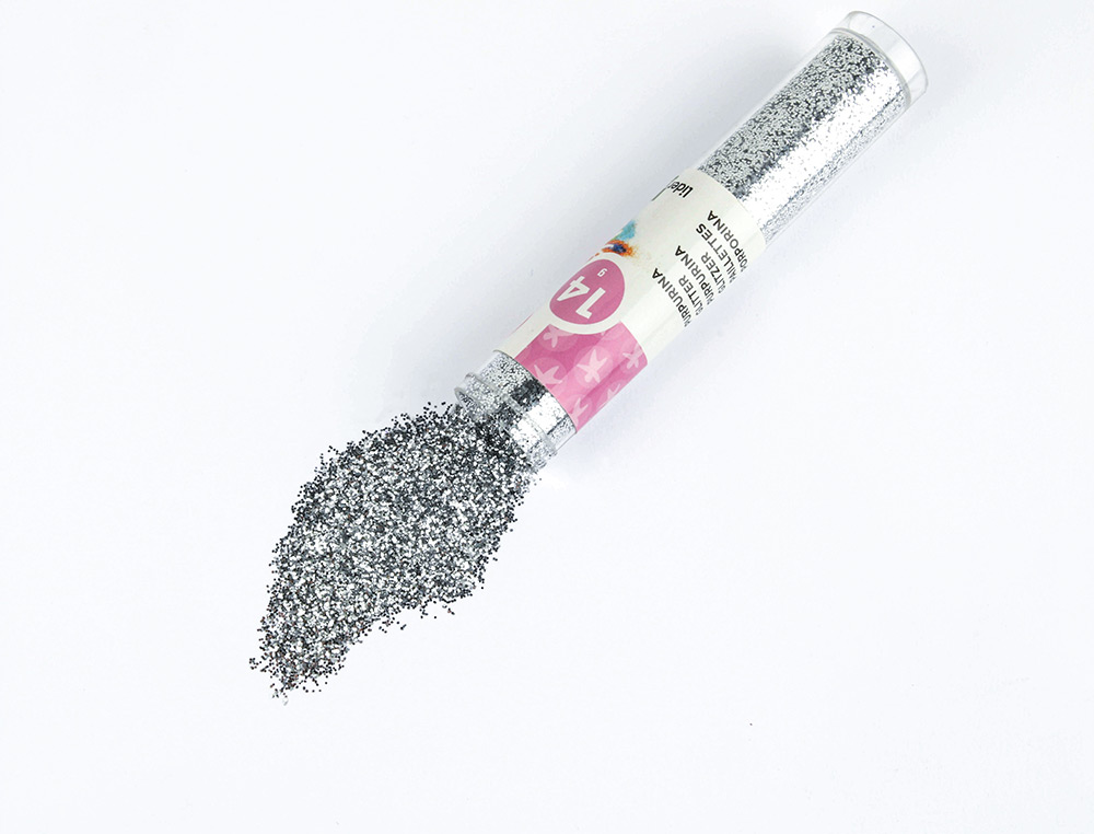 PAILLETTE FANTAISIE LIDERPAPEL COLORIS ARGENT POT 14G