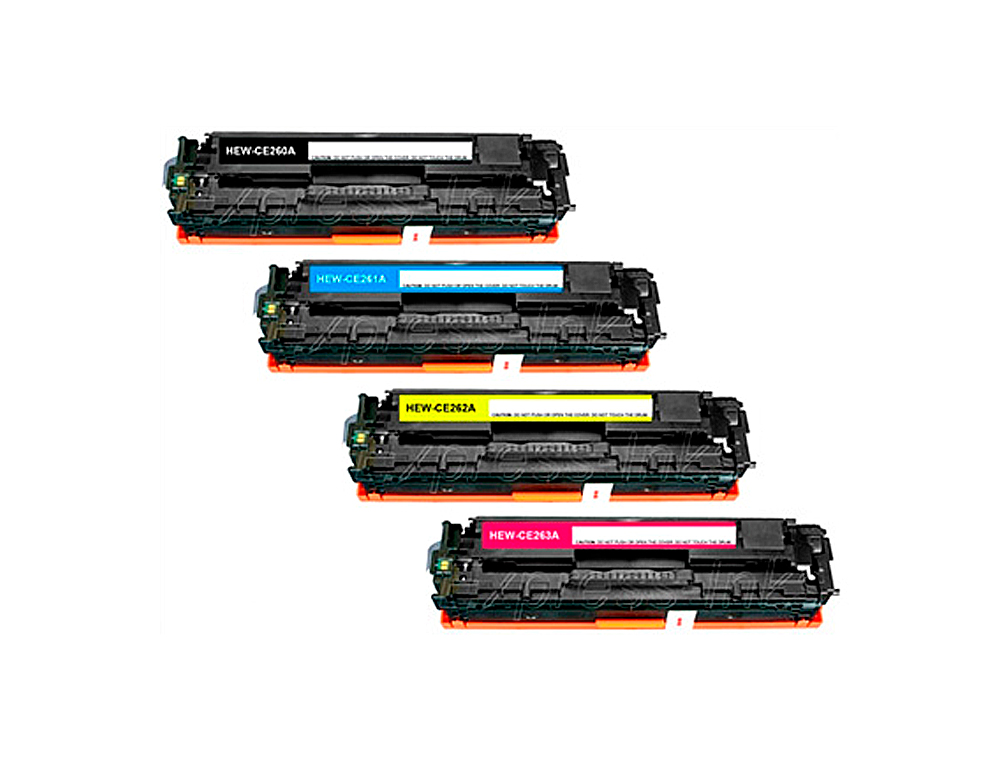 TONER CLOVER COMPATIBLE HP COLOR LASERJET M451 COULEUR CYAN MAGENTA JAUNE NOIR MULTIPACK 4 UNITÉS