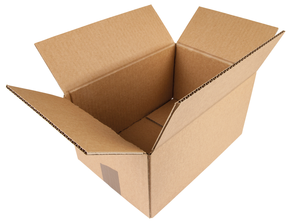 CAISSE AMERICAINE Q-CONNECT CARTON RECYCLE CANNELURE 5MM 600X400X290MM