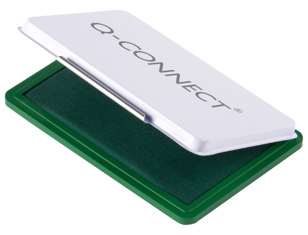 RECHARGE TAMPON Q-CONNECT ÉCONOMIQUE Nº3 90X55MM COLORIS VERT