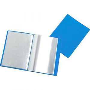 Protge-documents - 60 vues a4 210x297mm bleu