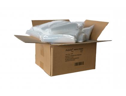 SACHET TRANSPARENT ECOCLIP POLYETHYLENE BASSE DENSITE    FERMETURE ZIP TROU PBAG18     6MM 23X32CM 1000 UNITES