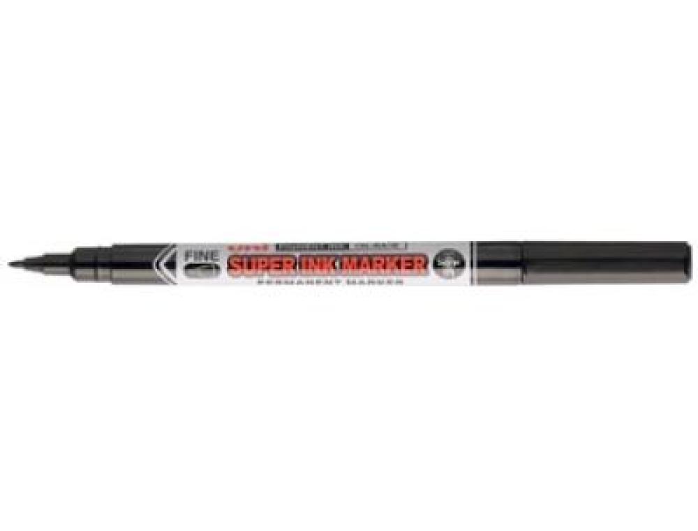 MARQUEUR PERMANENT UNIBALL SUPER INK MARKER POINTE FINE  COULEUR NOIR