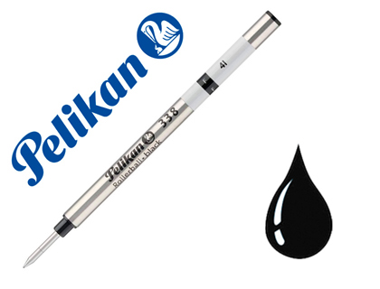 RECHARGE PELIKAN ROLLER ATX LARGEUR FINE COLORIS NOIR