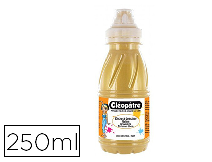 ENCRE  DESSINER CLOPTRE COLORIS OR FLACON 250ML