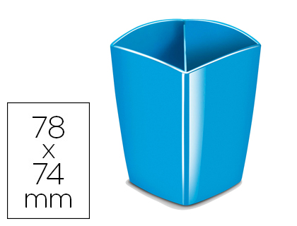 POT  CRAYONS MAGNTIQUE CEP GLOSS TONIC 2 COMPARTIMENTS POLYSTYRNE ANTICHOC BONNE STABILIT RECTANGULAIRE BLEU OCAN