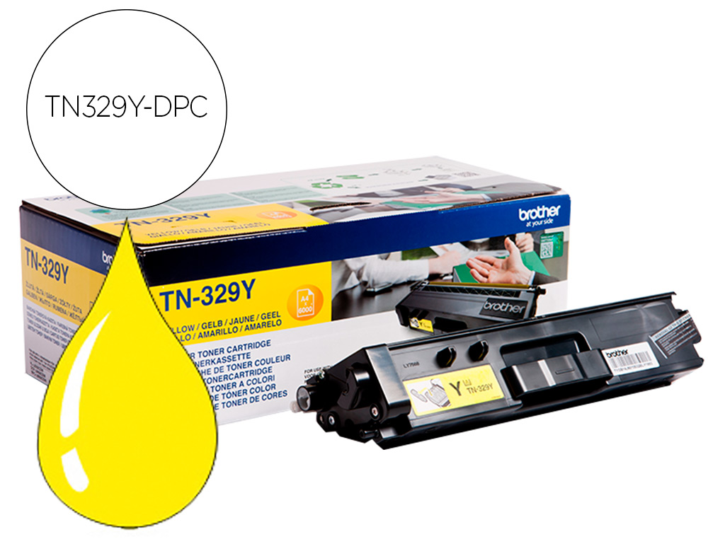 TONER DPC COMPATIBLE BROTHER TN329Y
