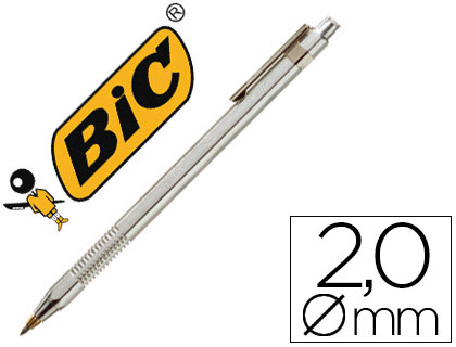 PORTE-MINE BIC CRITRIUM MINE 2MM GOMME TAILLE-MINE INCORPOR CORPS ALUMINIUM