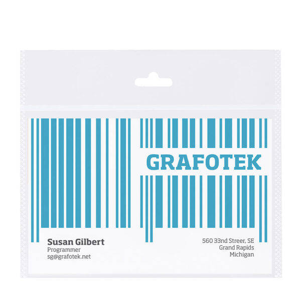 BADGE TARIFOLD PLASTIFIE BIODEGRABLE NON ADHESIF       105X92MM LOT 10 UNITES