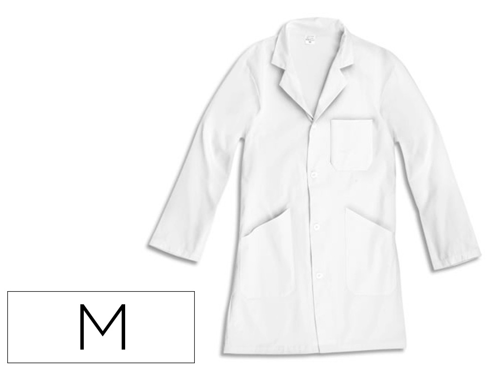 BLOUSE 100% COTON DE 190 G/M COLORIS BLANC TAILLE M