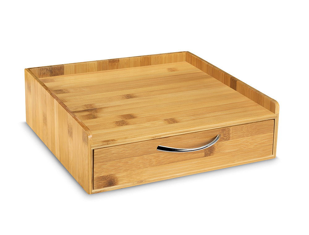 RANGE-DOSETTES CEP EN BAMBOU CONTENANCE 50 DOSETTES        95 X 330 X 334 MM
