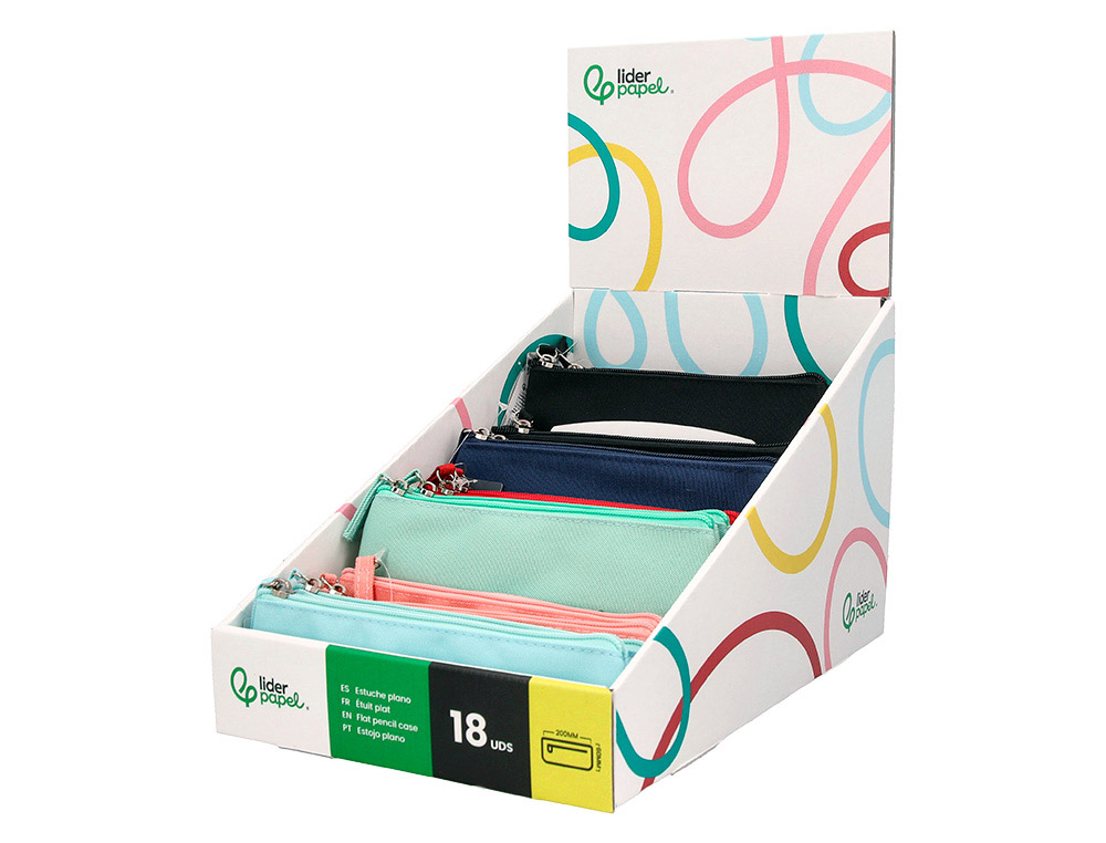 PRESENTOIR LIDERPAPEL FOURRE-TOUT PLATS 18 UNITES   171139