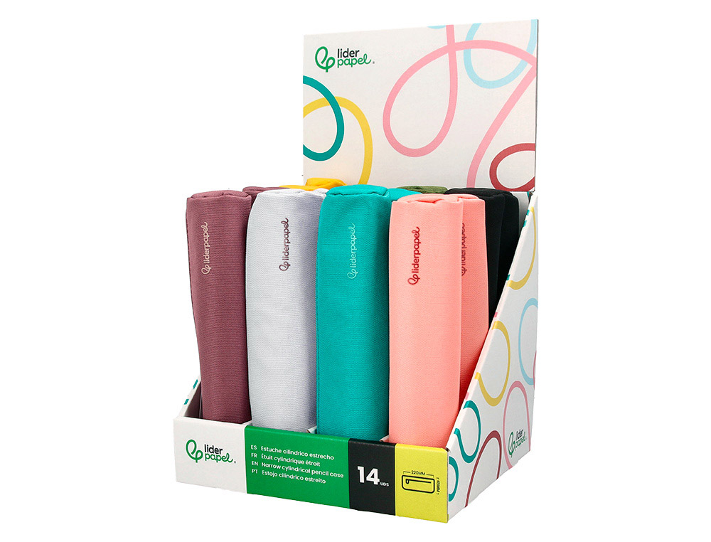 PRESENTOIR LIDERPAPEL FOURRE-TOUT RONDS MINCES 14   UNITES