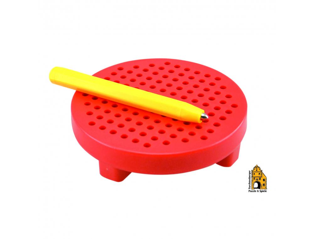 MINI MAGPAD ROND GOWI 1 TABLEAU MAGNETIQUE 120 BILLES 1 CRAYON AIMANTE