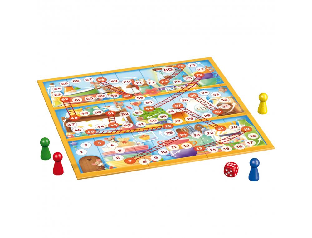 JEU DE SOCIETE SCHMIDT JEU D ECHELLE 2 A 4 JOUEURS