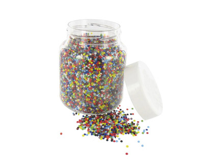 PERLE ROCAILLE OPAQUE DIAMTRE 3MM BOCAL 500G