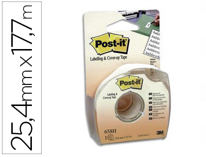 BANDE CORRECTION POST-IT RUBAN MASQUAGE 6 LIGNES 25MM REPOSITIONNABLE DVIDOIR PLASTIQUE JETABLE INVISIBLE PHOTOCOPIE