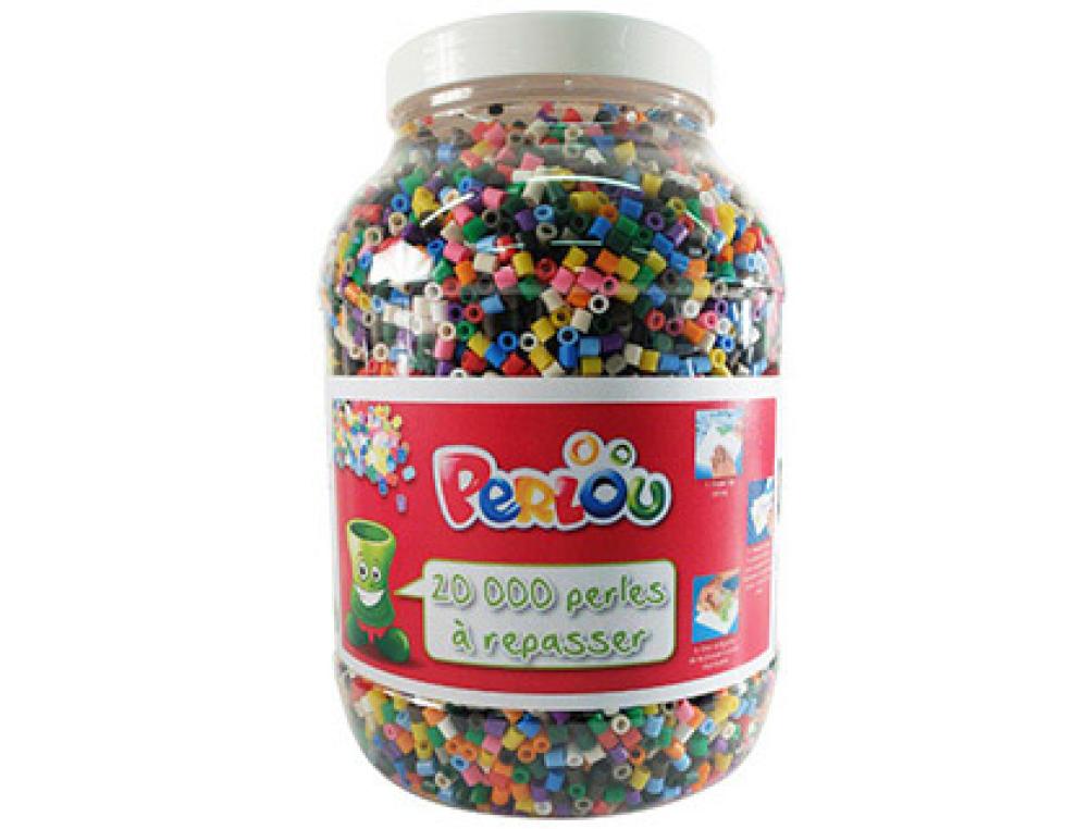 BARIL 20000 PERLES 15 COULEURS ASSORTIES
