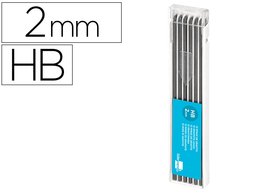 MINE LIDERPAPEL 2MM COLORIS NOIR TUI 12 UNITS