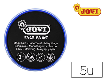 MAQUILLAGE JOVI FACE PAINT EN CRME DE 20ML COULEUR NOIR TUI DE 5 GALETS