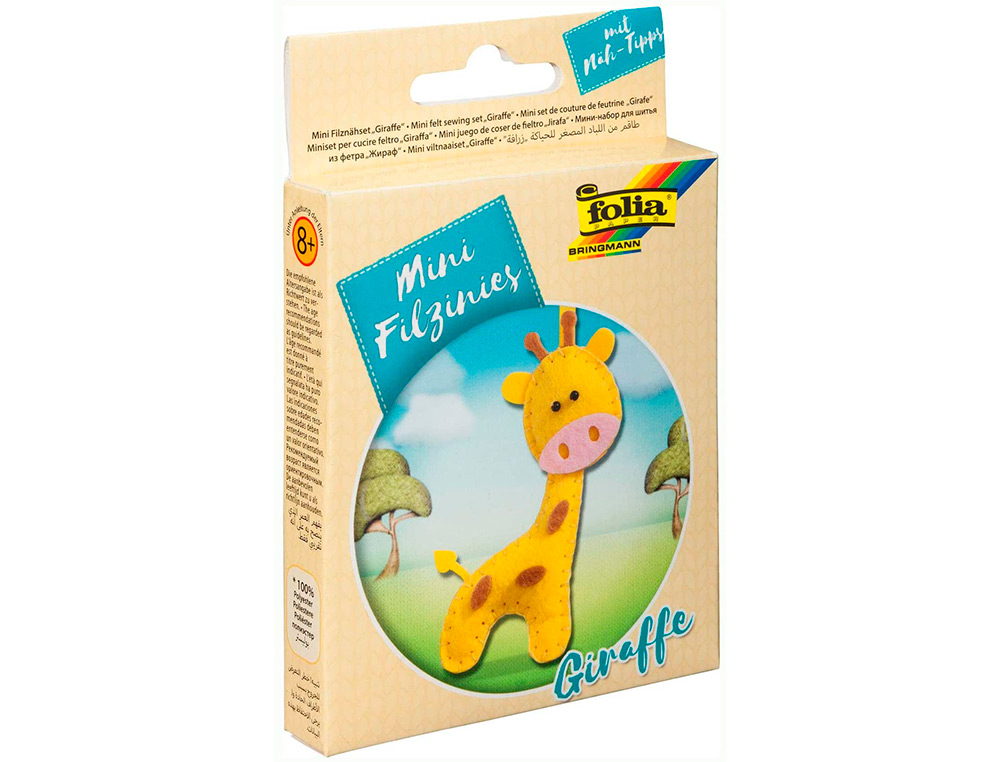 MINI KIT COUTURE FOLIA EN FEUTRINE PREDECOUPEE AVEC FIL AIGUILLE REMBOURRAGE RUBAN    SATIN