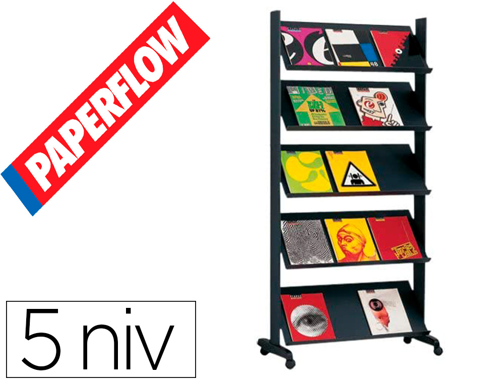 PRESENTOIR MOB 1F/5 NIV ALU