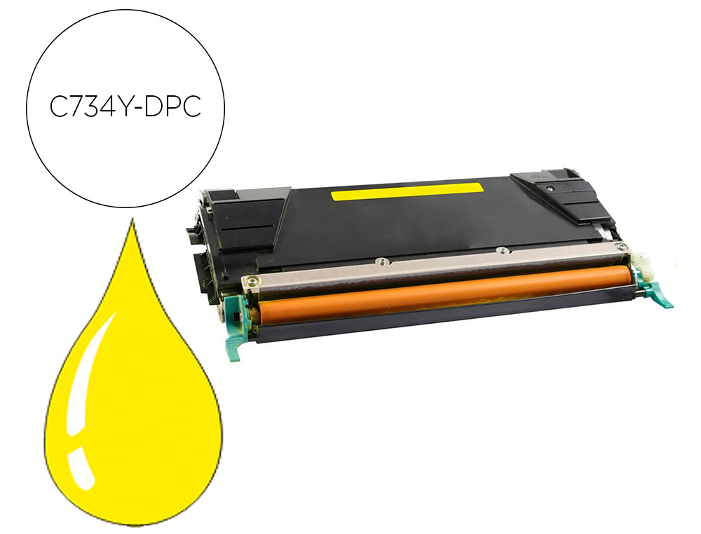 TONER DPC COMPATIBLE LEXMARK C736H1YG