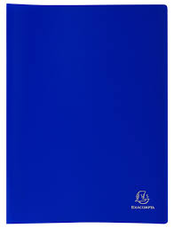 Porte document - 60 feuillets (120 vues) bleu